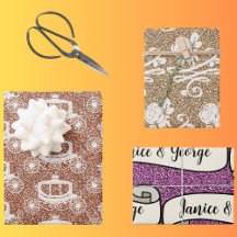 Bruiloft cadeauverpakking gepersonaliseerd