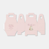 Bruiloft Cake Favor Geschenkdoos Bedankdoosjes (Uitgevouwen)