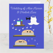 Bruiloft Cake Lagen Welwilswensen Kaart (Gele Bloem)