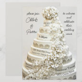 " bruiloft Cake" Weddenschap Kaart (Voorkant / Achterkant)
