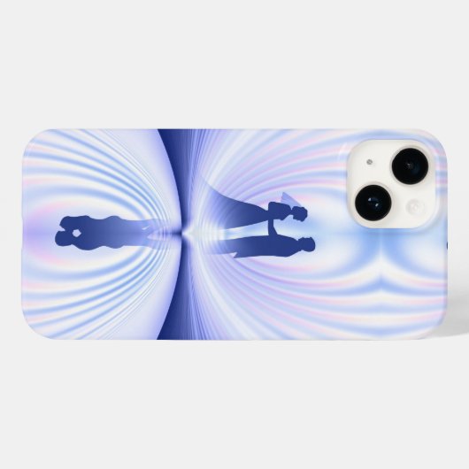 bruiloft Case-Mate iPhone case (Achterkant (horizontaal))