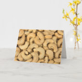 bruiloft cashewnoten kaart (Gele Bloem)