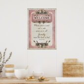  bruiloft ceremonie Seating Welkom bij de familie Poster (Keuken)