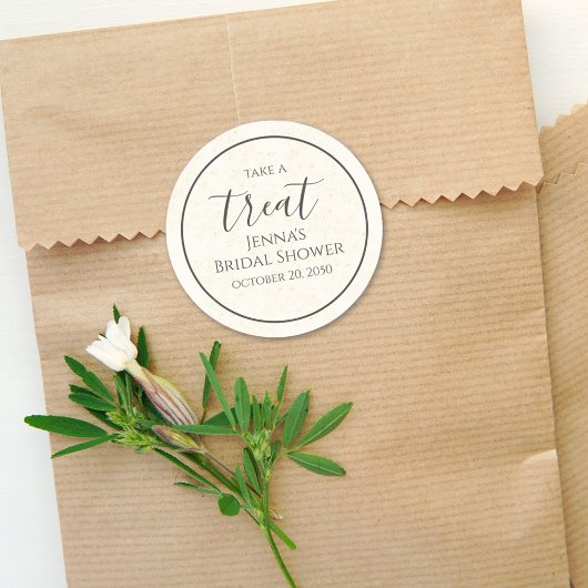 Bruiloft Champagne Calligrafie Waterverf   Ronde Sticker