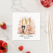 Bruiloft Champagne Papieren Servetten (Insitu)
