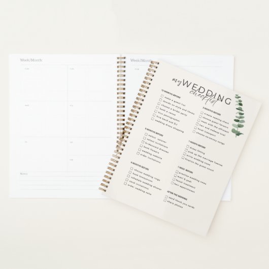 Bruiloft Checklist Planner (Display)