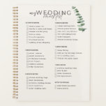 Bruiloft Checklist Planner<br><div class="desc">De perfecte planner met een bruiloft checklist zodat de binnenkort te zijn bruid kan worden op de top van de dingen en vermijd het bridezilla syndroom! U kunt elke partij van de checklist personaliseren of laten zoals het is,  maar vergeet niet om te personaliseren met uw namen en trouwdatum.</div>