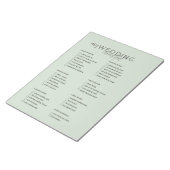 Bruiloft Checklist Planner Notitieblok (Schuin)