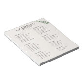Bruiloft Checklist Planner Notitieblok (Schuin)