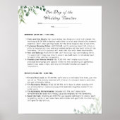 Bruiloft Checklists - Dag van de Bruiloft Planner Poster (Voorkant)
