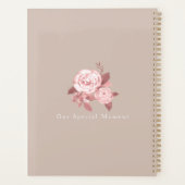 Bruiloft Chic Roos Planner (Achterkant)