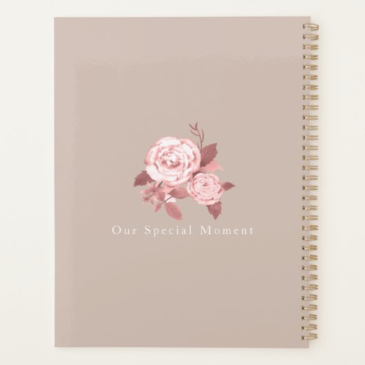Bruiloft Chic Roos Planner (Achterkant)