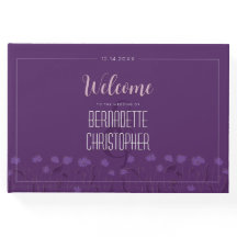 Bruiloft Chique Modern Elegant Eenvoudige Lavendel