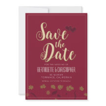 Bruiloft Chique Modern Elegant Eenvoudige Rode Wij