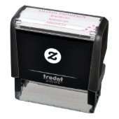 Bruiloft Chique Monogram Zelfinktende Stempel (Product)