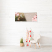 Bruiloft chique Roos foto banner (Insitu)