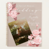 Bruiloft chique Roos foto Planner (Voorkant)