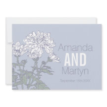 Bruiloft chrysant witte bloem op grijze bruiloft