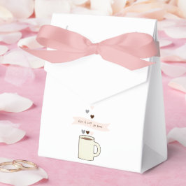 Bruiloft Coffee Bruidstaart Geniet van een kopje t Bedankdoosjes