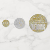 Bruiloft Confetti Silver Lining Confetti (Voorkanten)