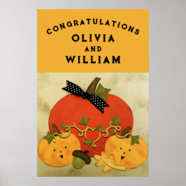 Bruiloft Congratulations Poster