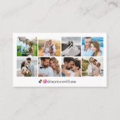 BRUILOFT CONTENT CREATOR 8 foto's collage Visitekaartje (Voorkant)