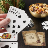 Bruiloft: Cowboy Bruidegom's Laatste Rodeo Pokerkaarten (Insitu)