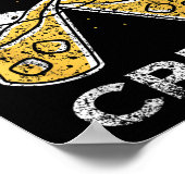 Bruiloft Crew Bruid Bruidegom Team  Poster (Hoek)