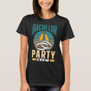 Bruiloft Crew Bruidegom Bruid Team T-shirt