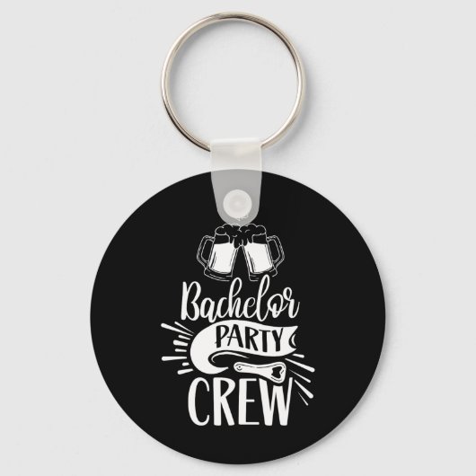 Bruiloft Crew Team Bruidegom Bruid  Sleutelhanger (Voorkant)
