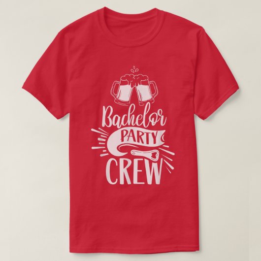 Bruiloft Crew Team Bruidegom Bruid  T-shirt (Design voorkant)