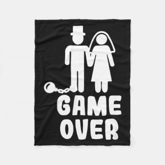 Bruiloft Crew Verzorgers Bruidegom Funny Fleece Deken