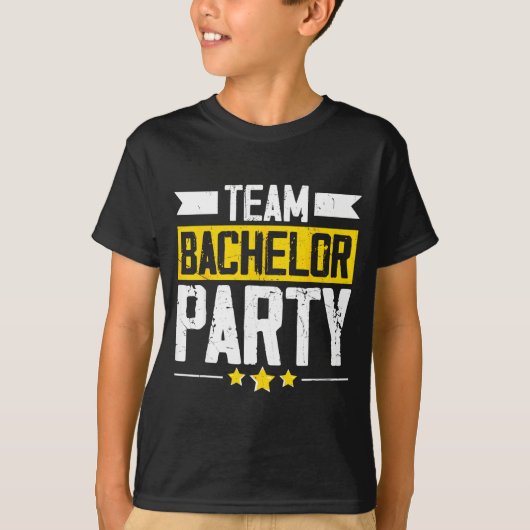 Bruiloft Crew Verzorgers Bruidegom Funny T-shirt (Voorkant)