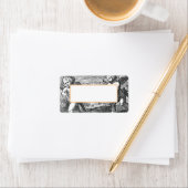 Bruiloft Cupids Zwart-wit  Etiket (Insitu)