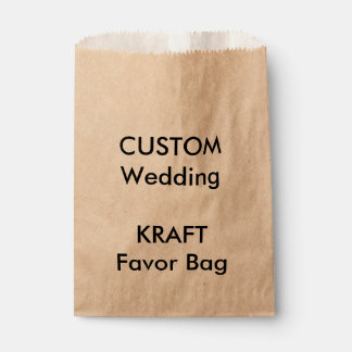 Bruiloft Custom Papier Favor Bag KRAFT Bedankzakje