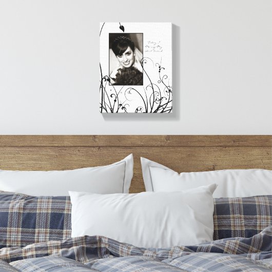 Bruiloft Custom Portret Canvas (Insitu (Slaapkamer))