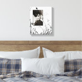 Bruiloft Custom Portret Canvas Afdruk (Insitu (Slaapkamer))