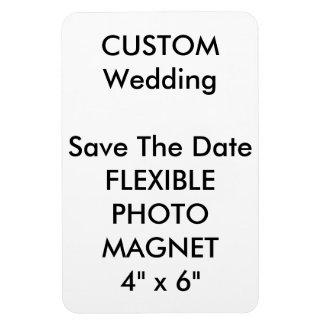 Bruiloft Custom Save De Datum Foto Koelkast Magnee Magneet