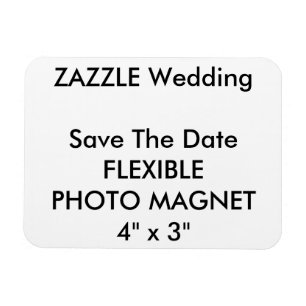 Bruiloft Custom Save De Datum Foto Koelkast Magnee Magneet