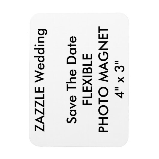 Bruiloft Custom Save De Datum Foto Koelkast Magnee Magneet (Verticaal)