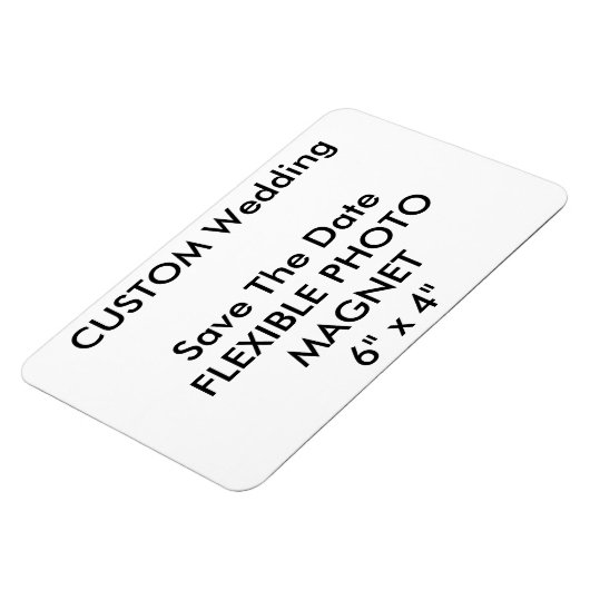 Bruiloft Custom Save De Datum Foto Koelkast Magnee Magneet (Linkerzijde)