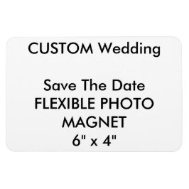Bruiloft Custom Save De Datum Foto Koelkast Magnee Magneet