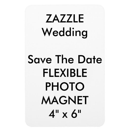 Bruiloft Custom Save De Datum Foto Koelkast Magnee Magneet (Verticaal)
