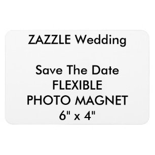 Bruiloft Custom Save De Datum Foto Koelkast Magnee Magneet