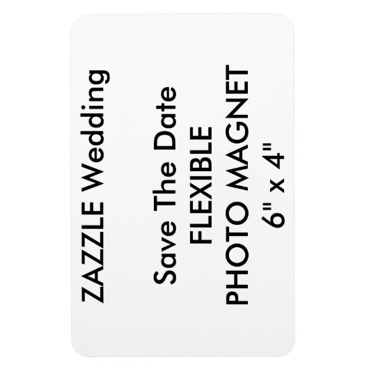 Bruiloft Custom Save De Datum Foto Koelkast Magnee Magneet (Verticaal)