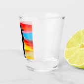 BRUILOFT CUSTOM Shot bril, Sunset Romantisch Glas (Rechts)