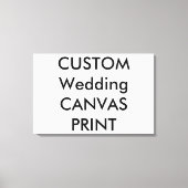 Bruiloft Custom Verpakt Canvas Print, 30" x 20" (Voorkant)
