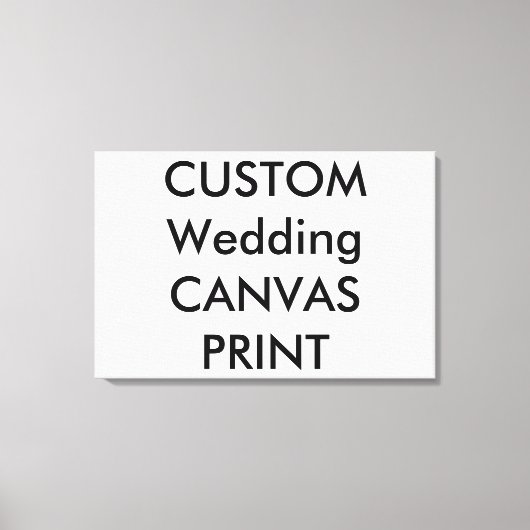 Bruiloft Custom Verpakt Canvas Print, 30" x 20" (Voorkant)