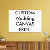 Bruiloft Custom Verpakt Canvas Print, 30" x 20" (Insitu (Woonkamer))