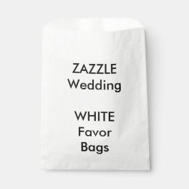 Bruiloft Custom White Paper Favor Bag Bedankzakje